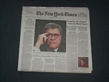 2019 MAY 2 NEW YORK TIMES - UNDER FIRE, BARR DEFENDS ACTIONS ON MUELLER REPORT picture