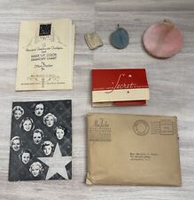 1930’s Max Factor Hollywood Make-Up Promotional Pack Booklet Advertising Samples picture