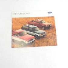 VINTAGE 1989 FORD TRUCKS DEALERSHIP SALES BROCHURE SPECIFICAITONS INFORMATION  picture