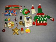junk drawer lot mixed Christmas items picture