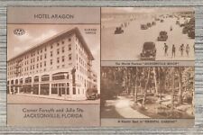 Postcard-Hotel Aragon Corner Forsyth and Julia Streets Jacksonville Florida-PC53 picture