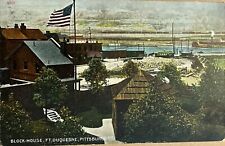 Pittsburgh Fort Duquesne Block House Aerial View Pennsylvania Postcard 1908 picture