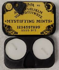 Travel Mini Ouija Board Tin W/ 3D Printed Ouija/Holder W/ Candles & Planchette picture