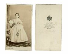 CDV Vintage Photographs J.LAURENT - Infanta Isabel de Borbon c.1860 picture