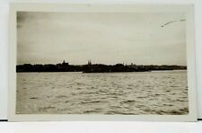 RPPC Seaside Town Large Buildings, Steeples Real Photo Postcard H12 picture