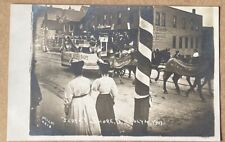 1907 Jersey Shore Pa, July 4th Parade, Lycoming County, RPPC Real Photo Postcard picture