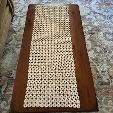 Vintage Estate Beautiful Crocheted Runner 45 In X 15 In. Absolutely Stunning picture
