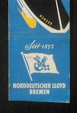 1950s TS Bremen Cruise Ship Norddeutscher Lloyd Seit 1857 Bremen Germany MB picture