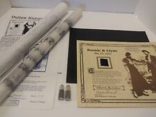 Clyde Barrow Death Pants Swatch, Bonnie And Clyde Gravestones And Grave Dirt picture