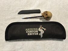 Arizona Custom Knives Heat Colored Skull Spike picture