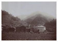 Switzerland, Bourg-Saint-Pierre, vintage print panorama, Tira period print print print print print print picture