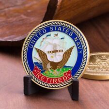 United States Navy Retired Challenge Coin picture