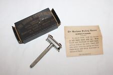 1909 The Morley Safety Razor Burham Razor in Original Box/Papers Rochester NY picture