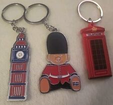 [3] Three LONDON England Keychain BIG BEN, PHONE BOOTH, BEAR Keychains   E 194 picture