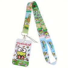 Sanrio Character Themed Keroppi Lanyard ID Badge Holder Keychain - Ship from US picture
