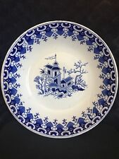 Antique Rare Sarreguemines Utzschneider & Co. Chinoiserie Asian Porcelain Bowl  picture