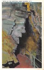 Howe Caverns Ny Railing by The Witch of the Grottoes~Postcard 1930s picture