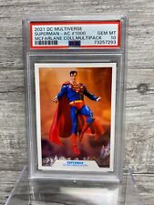 2021 DC Mcfarlane Multiverse Superman #1000 Card PSA 10 Gem MT picture