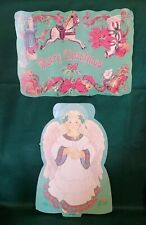 Vtg EUREKA Double-sided  Christmas Wall Decor picture