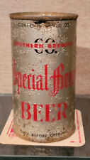 1950S SPECIAL BREW FLAT TOP BEER CAN SOUTHERN BREWING LOS ANGELES CALIFORNIA RED picture