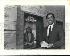 1983 Press Photo Mayor Henry Cisneros with tickets to San Antonio Festival. picture