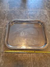 VTG Beverly Hills Hotel Dining Room Silver Serving Tray Guest Room Basket picture