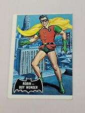 1966 Topps Batman Black Bat Trading Card #2 Robin - Boy Wonder - Centering Issue picture