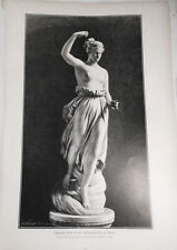 Canovas Hebe in der Nationalgalerie zu Berlin  -  1886 - Original antique print picture