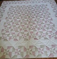  Beautiful hand stitched wool batting warm quilt 97×97 Inches. By Kathy 2012 picture
