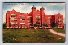 St Louis MO-Missouri, Yeatman High School, Antique Vintage Souvenir Postcard picture