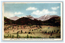 1920 The Arapahoes on the Left and Mr. Audubon on Right Boulder Park CO Postcard picture
