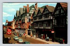 Chester-England, Eastgate Street, Antique Vintage Souvenir Postcard picture