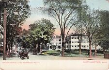 Vintage Postcard Northampton Massachusetts Norwood Hotel Bridge Street c1906 577 picture
