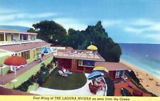 Laguna Riviera California Apartment Hotel Honey-Moon Cottage Ocean Postcard picture