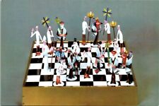 Lampworked Chess Set - The Corning Museum of Glass Corning, New York - Postcard picture