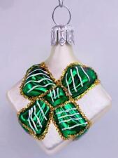 2000 LI'L Gift Hallmark Ornament Glass - Green Bow picture