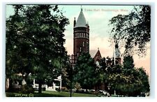 1908 Town Hall Southbridge MA Massachusetts Early Postcard View picture
