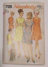 Simplicity sewing pattern vintage retro miss size 20 dress 1967 60's picture