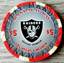 $5 Las Vegas Mandalay Bay Raiders Casino Chip picture