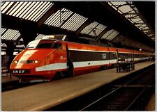 Postcard: TGV High-Speed Train of SNCF, France at 260 km/h A74 picture