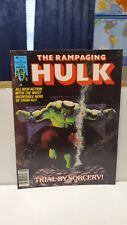 The Rampaging Hulk #4 MAGAZINE (1977) MARVEL; 32pp Alex Nino art; Mint- picture