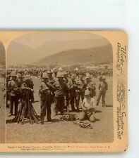 Canadian Fighters British Supremacy Africa Boer War Underwood Stereoview picture