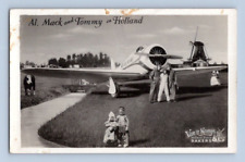 RPPC 1930'S. VAN DE KAMP'S BAKERS. AIRPLANE ADVERTISING. POSTCARD. SL31 picture