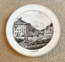 Swiss Langenthal Commemorative Collectors Plate, 9