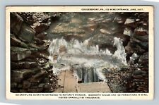 Coudersport PA, Ice Mine Entrance, Pennsylvania Vintage Postcard picture