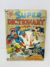 Vintage 1978 The Super Dictionary Learning Dictionary Hardcover DC Comics picture