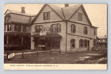 1915. WHITE HOUSE STATION, NJ. POST OFFICE. POSTCARD FX22 picture