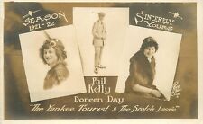 Postcard RPPC Stage C-1910 vaudeville Scotch lassie Yankee Tourist 23-9885 picture