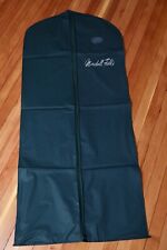 Vintage MARSHALL FIELDS GARMENT BAG Green Chicago Full Zip Clear Window 53” Long picture