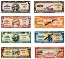 Dominican Republic - Various Pick#'s Set of 8 (1-1000 Peso Oro)- 1964 dated Fore picture